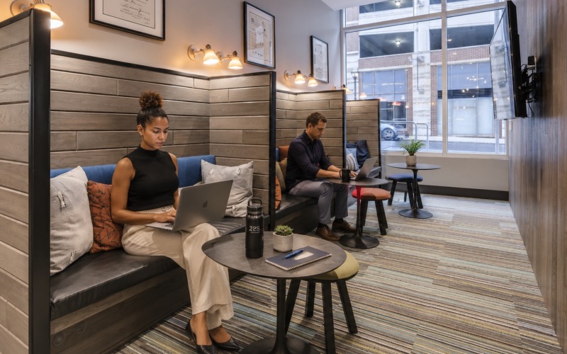 Work from 225 N Calvert - Work Pods, Business Centers, and More - PERFECT for working from home.