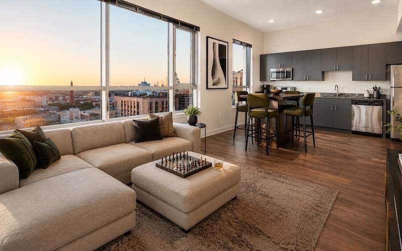 225 N Calvert Apartments for rent in Baltimore - Sunrise views from your apartment