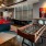 Spacious game room with a pool table and shuffle board 