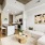 Living room with couch and kitchen