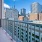 Balcony view overlooking the city 
